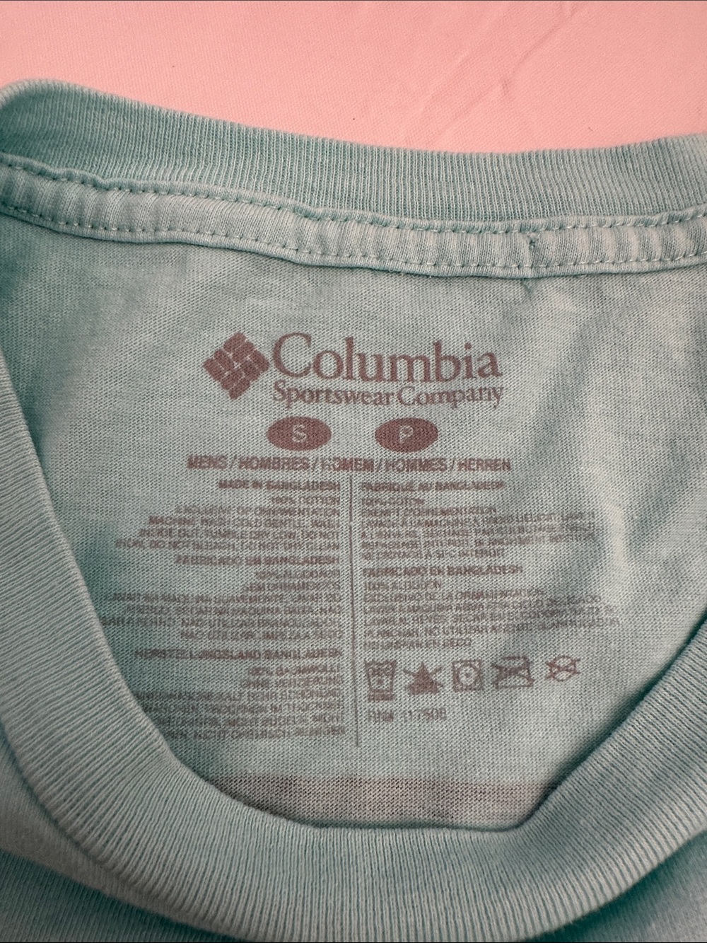 Columbia PFG aqua and black short sleeve t-shirt - Picture 4 of 7